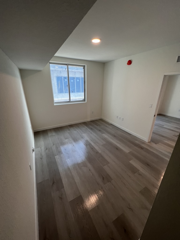 Clean residential living area ready for handover
